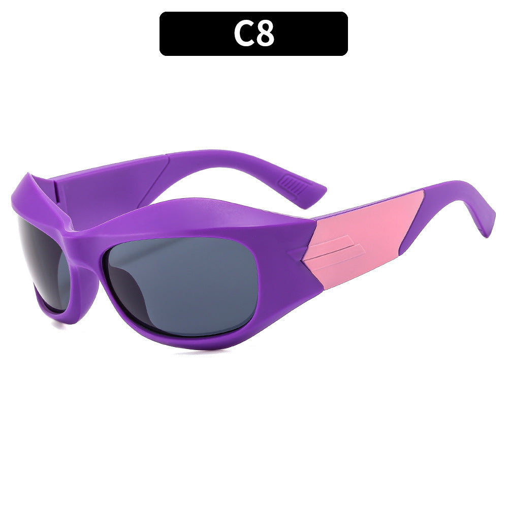 Venta al por mayor PC Futurista Hip Hop Babes Gafas de sol